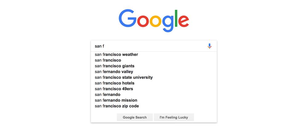 Google Suggestions