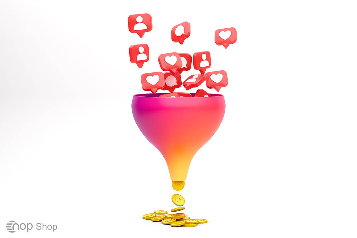 نتیجه ایجاد قیف فروش